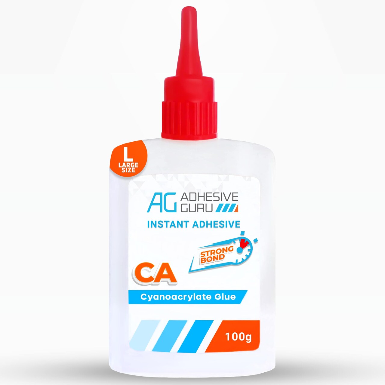 ADHESIVE GURU AG240G CA Glue 3.5 oz. Super Glue for Wood Working, DIY & Craft, Repairs, Multi-Purpose Clear Cyanoacrylate Adhesive